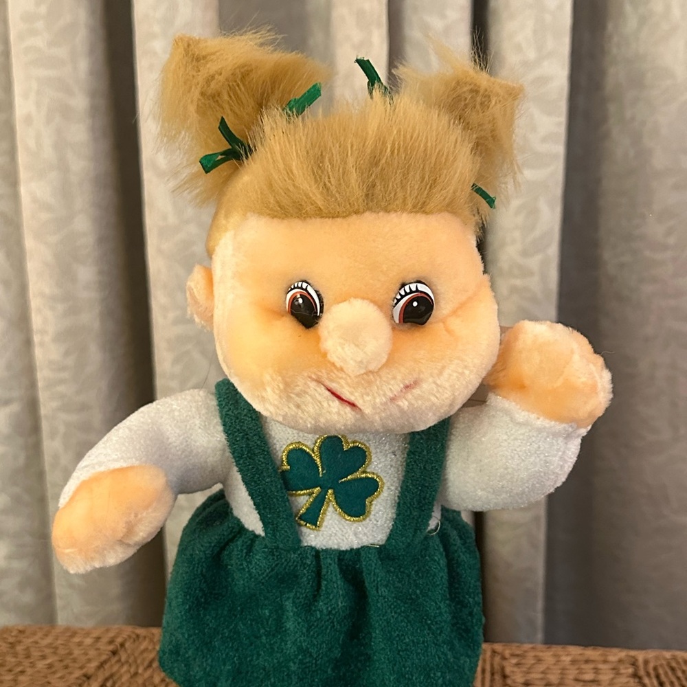 HTF Plush Appeal St. Patrick's Day Doll Shamrock Leprechaun Plush Toy New